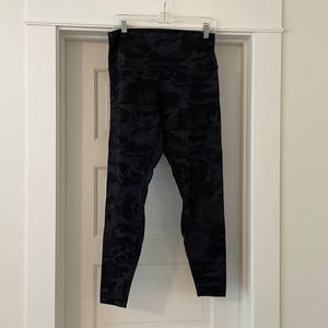 Lululemon Black Camo Leggings, size 12 or 14
